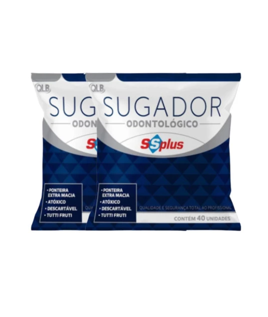 Sugador Odontologico C/20Un (Dreno Endodôntico) - Ssplus