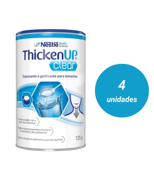 Espessante Thicken UP Clear 4 Unidades 125g Nestle