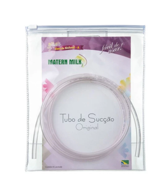 Tubo de sucção transparente original mater milk 