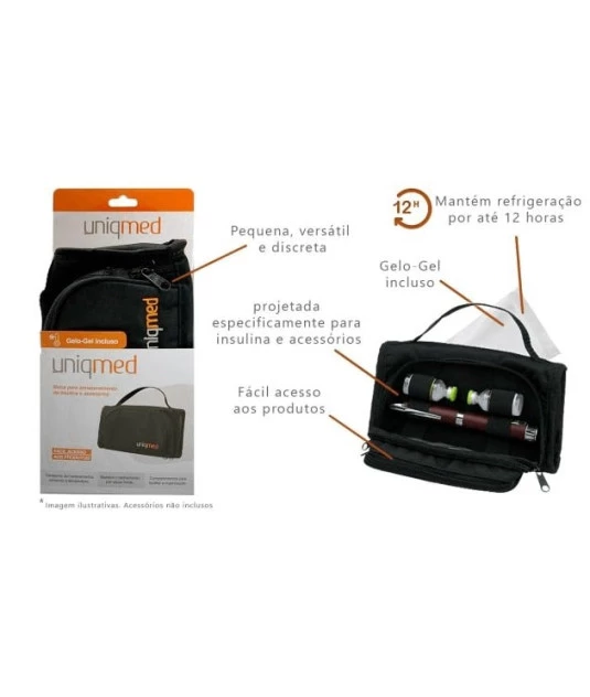 Bolsa para Transporte Insulina Termica Uniqmed 