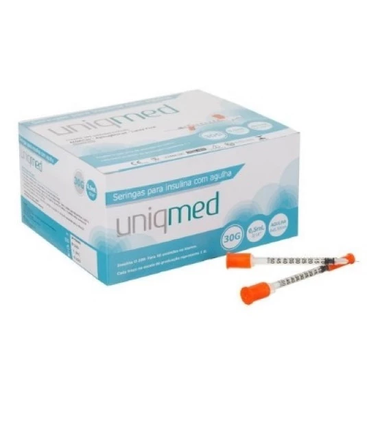 Seringa Descartável P/Insulina U-100 