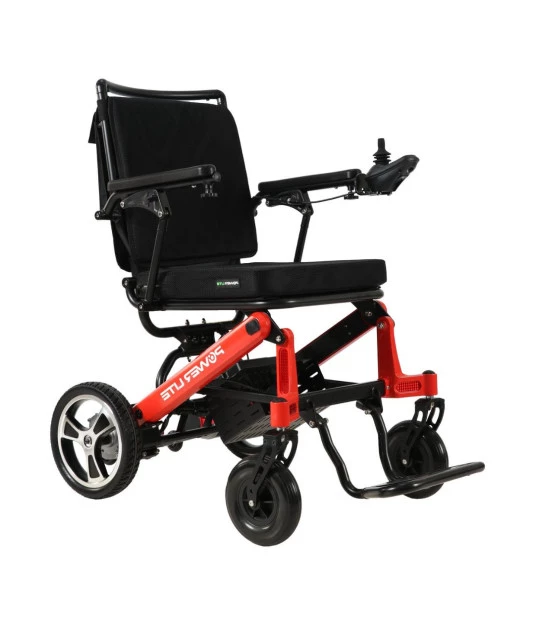 Cadeira de Rodas Motorizada Dobrável Vermelha POP Power Lite (