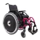 Cadeira de Rodas K3 Alumínio Pés Removíveis 44cm Rosa Pink Ortobras