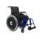 Cadeira de Rodas AVD Alumínio Pés Fixos 38cm Azul Marinho Ortobras