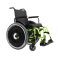 Cadeira de Rodas Dobravel MA3E 44cm Verde Fluor Ortomobil