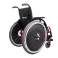 Cadeira de Rodas K3 Alumínio Pés Removíveis 44cm Rosa Pink Ortobras