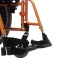 Cadeira de Rodas AVD Alumínio Pés Fixos 38cm Cobre Ortobras