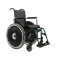 Cadeira de Rodas Dobravel MA3E 46cm Verde Ortomobil