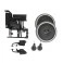 Cadeira de Rodas Dobravel MA3E 44cm Preto Ortomobil