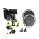Cadeira de Rodas Dobravel MA3E 42cm Verde Fluor Ortomobil