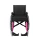 Cadeira de Rodas AVD Alumínio Pés Fixos 38cm Rosa Pink Ortobras