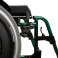 Cadeira de Rodas Dobravel MA3E 40cm Verde Ortomobil