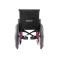 Cadeira de Rodas AVD Alumínio Pés Fixos 38cm Rosa Pink Ortobras