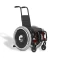 Cadeira de Rodas Infantil Mini K Assento 30cm Vermelho Perolizado Ortobras