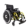 Cadeira de Rodas K3 Alumínio Pés Eleváveis 50cm Amarelo Fluor Ortobras