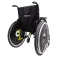 Cadeira de Rodas K3 Alumínio Pés Eleváveis 50cm Amarelo Fluor Ortobras