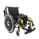 Cadeira de Rodas K3 Alumínio Pés Eleváveis 50cm Amarelo Fluor Ortobras