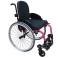 Cadeira de Rodas Monobloco M3 40cm Rosa Pink com Pneus Cinza Ortobras