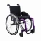 Cadeira de Rodas Monobloco em Alumínio New One - Smart - Roxo - 42x42x38 cm
