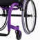 Cadeira de Rodas Monobloco em Alumínio New One - Smart - Roxo - 42x42x38 cm