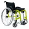 Cadeira de Rodas Monobloco Star Lite 42cm Amarelo Flúor Ortobras 