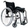 Cadeira de Rodas Monobloco Star Lite 40cm Cinza Ortobras