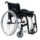 Cadeira de Rodas Monobloco Star Lite 40cm Preto Ortobras