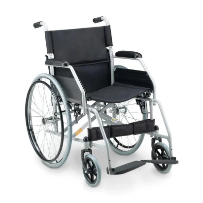 Cadeira de Rodas em Aço Carbono Dobrável até 100kg 46cm D100 Dellamed