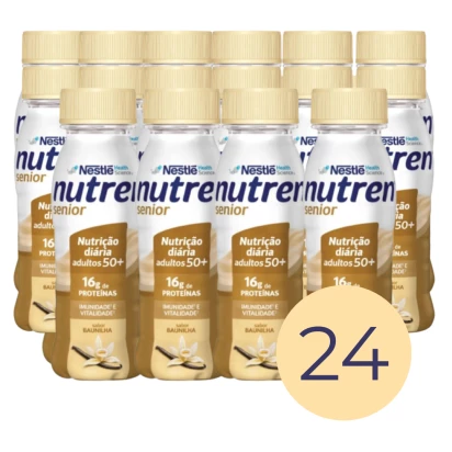 Nutren Senior Baunilha 200Ml Nestle 24 unidades + E-book
