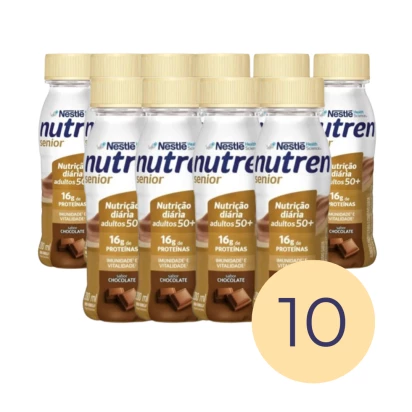 Nutren Senior Chocolate 200Ml Nestle 10 unidades + E-book