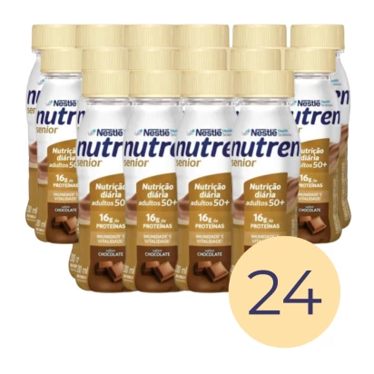 Nutren Senior Chocolate 200Ml Nestle 24 unidades + E-book