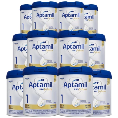 Aptamil 1 Profutura 800g Danone - Kit 12 unidades & E-book