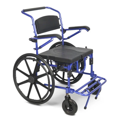 Cadeira de Banho D70 em Alumínio até 200 kg Assento 51cm - Dellamed