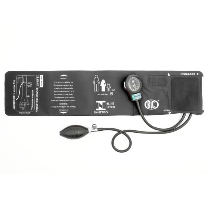 Aparelho de Pressão Adulto NEW INNOVA Plus Preto AP0858 BIC