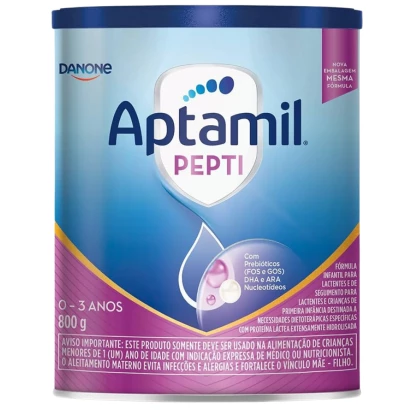 Aptamil Pepti 800g - Para Alérgicos a Leite de Vaca/Soja Danone