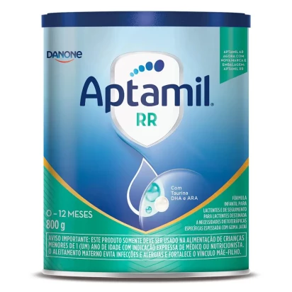 Aptamil RR 800g Danone – Fórmula Infantil 0 a 12 Meses com DHA, ARA e Goma Jataí + E-book