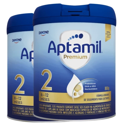  Aptamil Premium 800g -  2 unidade Danone & E-book 