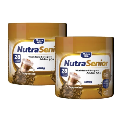 Nutra Senior Adulto 50+ Kit 2 Unidades Complemento Alimentar 400g - Sem Sabor