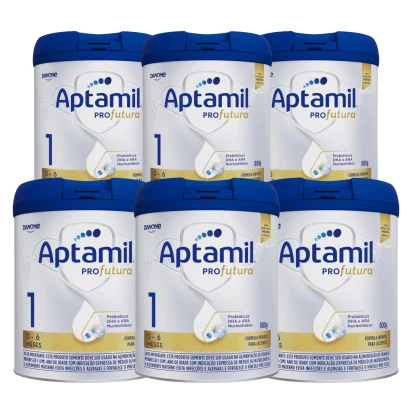 Aptamil 1 Profutura  800g Danone - 6 Unidades & E-book