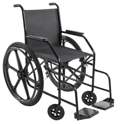 Cadeira de Rodas Nylon Pés Fixos Pneu Inflável PL002 Prolife