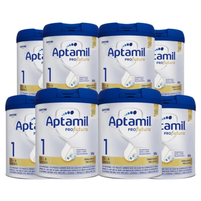 Aptamil 1 Profutura 800g Danone - 8 Unidades & E-book
