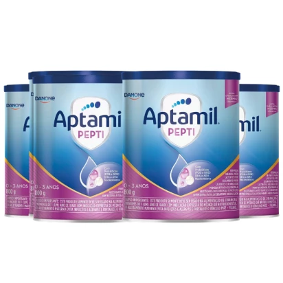 Aptamil Pepti 800g - Para Alérgicos a Leite de Vaca/Soja Danone - Kit 4 unidades