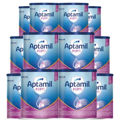Aptamil Pepti 800g Kit 12und - Para Alérgicos a Leite de Vaca/Soja Danone & E-book