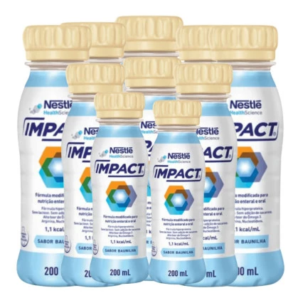 Impact 200ml 10 Unidades Baunilha Nestle