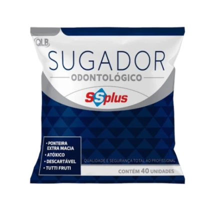 Sugador Odontologico C/20Un (Dreno Endodôntico) - Ssplus