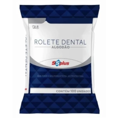 Rolete de Algodão Dental com 100 unidades + E-book
