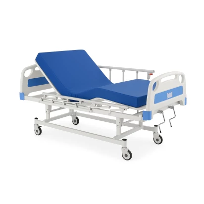 Cama Hospitalar DX3 3 Movimentos com Colchão Hospitalar D28 Dellamed