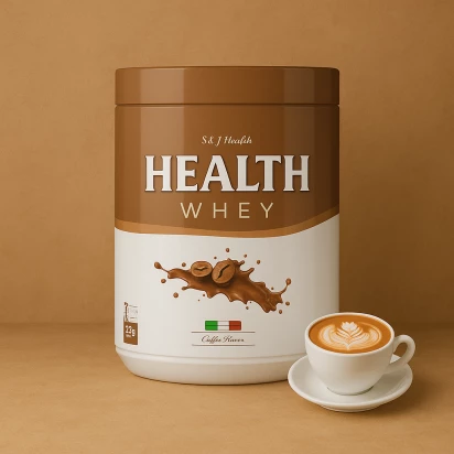 Health Whey Tripla Ação - Whey Protein + Creatina + Glutamina 720g - Cappuccino