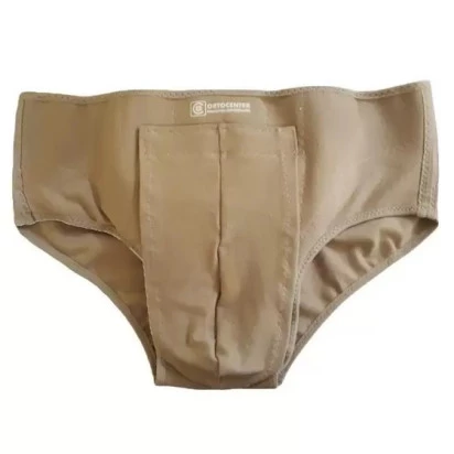 Cueca Para Hernia Inguinal Dupla Bege G Ortocenter
