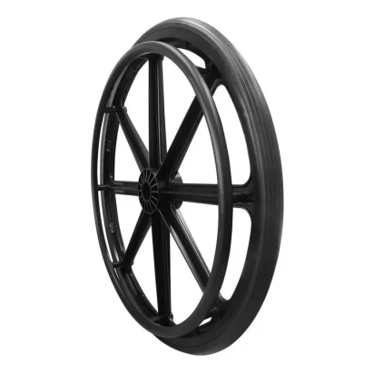 Roda Universal Aro 24 sem rolamento para Cadeiras de Rodas